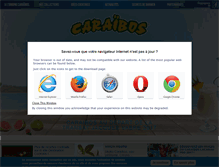 Tablet Screenshot of caraibos.com